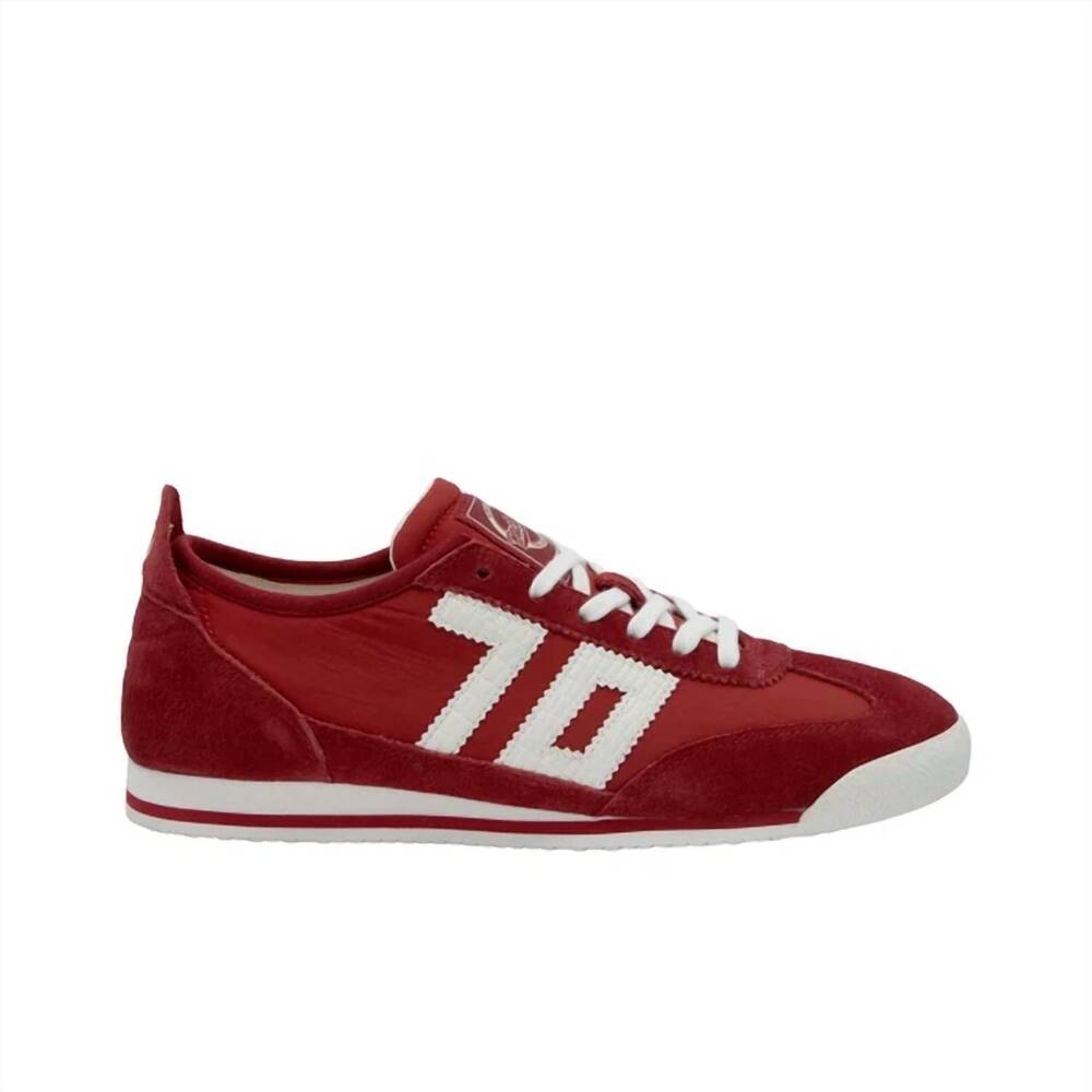 NEW BACK 70 women's leon sneakers in red